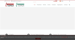 Desktop Screenshot of fundaciolespiga.com